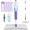 Purple, variant on SUGARDAY Mops for Floors with 5 Disposable Mop Pads Refills for Powermop Wet Dry Hardwood Floor Spray Mops
