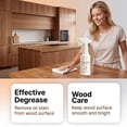 thumbnail image 3 of Wood Cleaner Degreaser Spray 120ml, Furniture Surface Cleaner for Grease, Dust & Grime Removal and Polish, 3 of 9