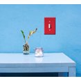 thumbnail image 5 of WIRESTER 1-Gang Toggle Light Switch Wall Plate/Switch Plate Cover, Solid Red, 5 of 6