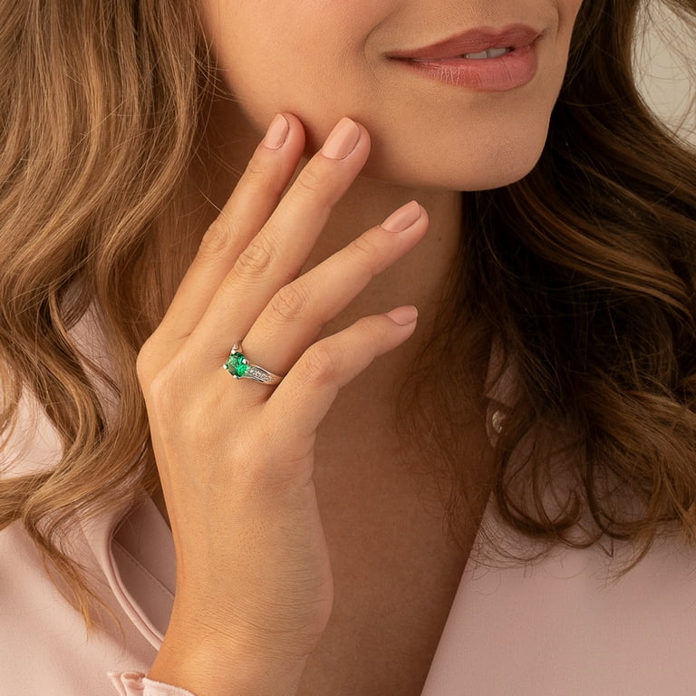 Walmart sale emerald rings