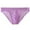 Purple, variant on Yievot Mens Briefs Underwear Trendy Low Rise Bikini Briefs Breathable Cool Satin Underwear
