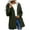 Army Green, variant on Makaor Coats for Women Pockets Waterproof Windproof Hooded Jacket Solid Plus Size Zip up Long Sleeve Outerwear Clothes