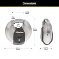 thumbnail image 3 of Candado de Disco Masterlock Acero 70 mm Paquete de 2 Keyed Alike, 3 of 7