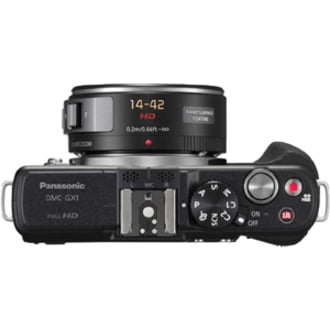 Panasonic Lumix DMC-GX1 16 Megapixel Mirrorless Camera with Lens, 0.55