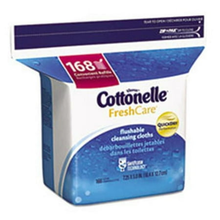 Kimberly Clark Consumer Fresh Care Flushable Cleansing Cloths- White