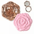 thumbnail image 3 of ACDANC 2Pcs Compact Mirror,Sculpted Rose Form Pocket Mirror,Quick Fix Tool Travel Mirror,Multicolor3, 3 of 8