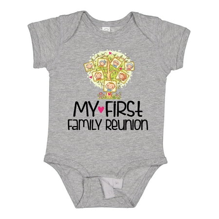 

Inktastic My First Family Reunion Gift Baby Boy or Baby Girl Bodysuit