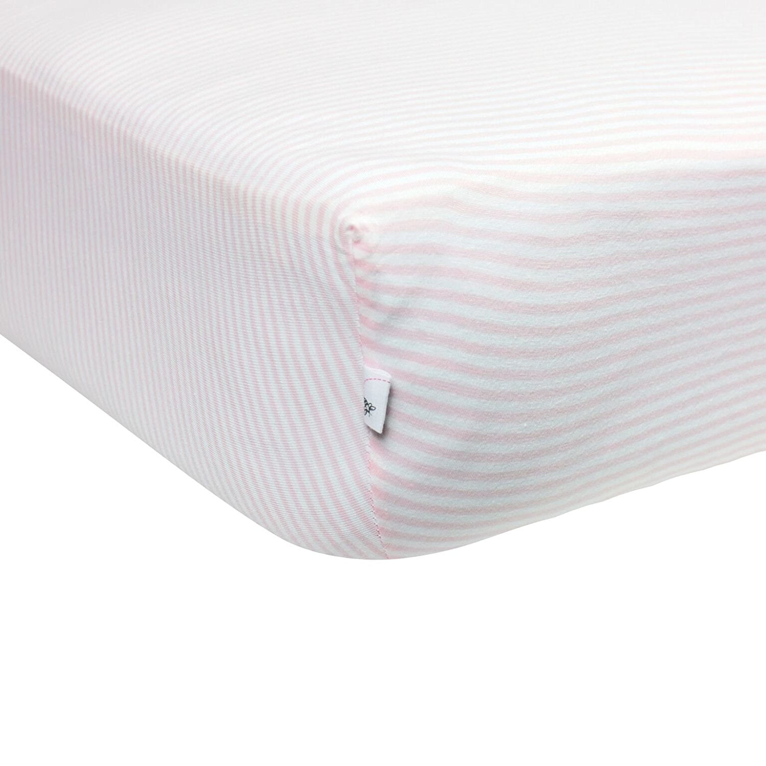 Burts Bees Baby Solid Color Blossom 100 Organic Cotton Crib Sheet