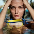 thumbnail image 5 of Wanfds Swim Goggles Wide View Anti Fog UV Swimming Goggles No Leaking Goggles Swimming Adult Men Women With Nose Cover(A), 5 of 6