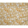 thumbnail image 4 of oneOone Polyester Lycra Pale Orange Fabric Texture & Triangle Geometric Craft Project Decor Fabric Printed By The Yards 56 Inches Wide, 4 of 4