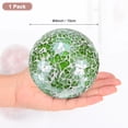 thumbnail image 3 of Uxcell 1-Pack Decorative Ball for Bowls, 4 Inch Mosaic Glass Balls Decorative Glass Orbs for Home Decor/Dining Tables [Light Green], 3 of 7