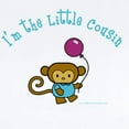 thumbnail image 2 of CafePress - I'm The Little Cousin Infant Bodysuit - Baby Light Bodysuit, Size Newborn - 24 Months, 2 of 4