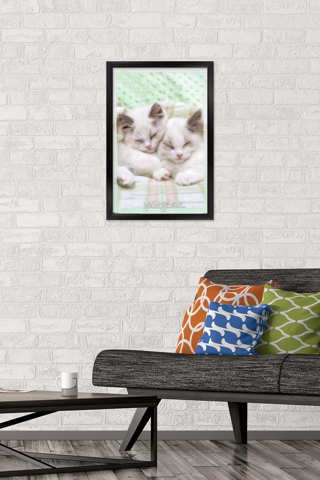 Keith Kimberlin - Kitten 09 Wall Poster, 14.725" x 22.375" Framed