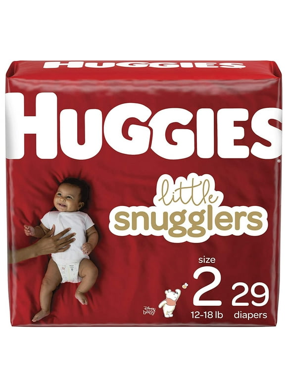 Huggies Little Snugglers Diapers, Size 2, 29 Count