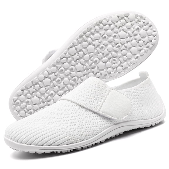 GLYGML Slip-On Sneakers Lightweight Breathable Walking Shoes with Adjustable Strap for Casual Daily Wear