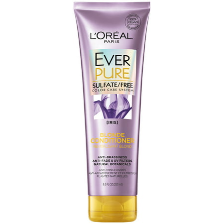 L'Oreal Paris EverPure Blonde Conditioner Sulfate Free, 8.5 fl. (Best Shampoo And Conditioner For Bleached Blonde Hair)