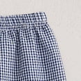 thumbnail image 4 of Zanarzt Girls' Beach Pants Girls Wide Leg Pants Kids Casual High Waisted Ruffle Hem Pants Trousers 18-24 Months,Blue, 4 of 7