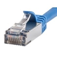 thumbnail image 4 of Monoprice Cat7 Ethernet Patch Cable - 7 feet - Blue | Flexboot RJ45  Stranded  600Mhz  S/FTP  CMX  Pure Bare Copper Wire  26AWG   -  Entegrade Series, 4 of 6
