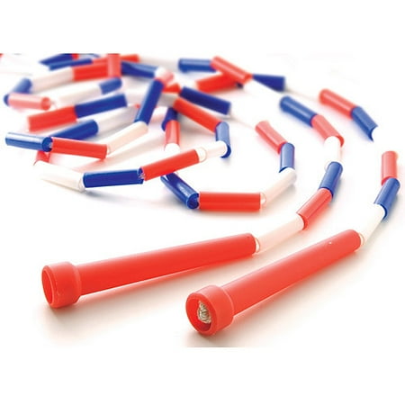 9' Segmented Skip Rope, Red/White/Blue