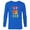 Royal, variant on WandaVision Wanda & Vision Retro TV Artwork - Long Sleeve T-Shirt for Men - Customized-Black
