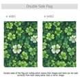 thumbnail image 3 of Ryvnso Clover Pattern Garden Flag 28x40 Inch Double Sided Seasonal Yard Decoration, 3 of 6