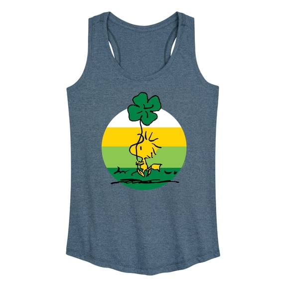 Peanuts - Woodstock Shamrock - Women's Racerback Tank Top