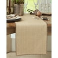 thumbnail image 3 of Saro Lifestyle Whip Stitched Design Cotton Table Runner, 3 of 5