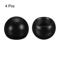 thumbnail image 3 of Uxcell 15mm Lamp Decoration for Lamp Harp Top Lampshade Holder M10 Lamp Finial Cap Knob Black 4 Pack, 3 of 5