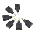 thumbnail image 3 of 7829 DC Connector 3.0x1.1/3.5x1.35/4.0x1.7/5.5x2.1/5.5x2.5mm Male Socket Jack to USB Male Plug DC Power Connector Adapter, 3 of 13