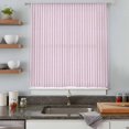 thumbnail image 5 of Purple Striped Sheer Curtains 96 Inches Long, Modern Simple Farmhouse Beige Vintage Light Filering Curtains, Privacy Drapes Simi Floor to Veiling Curtain for Living Room Bedroom Window Treatment, 5 of 9