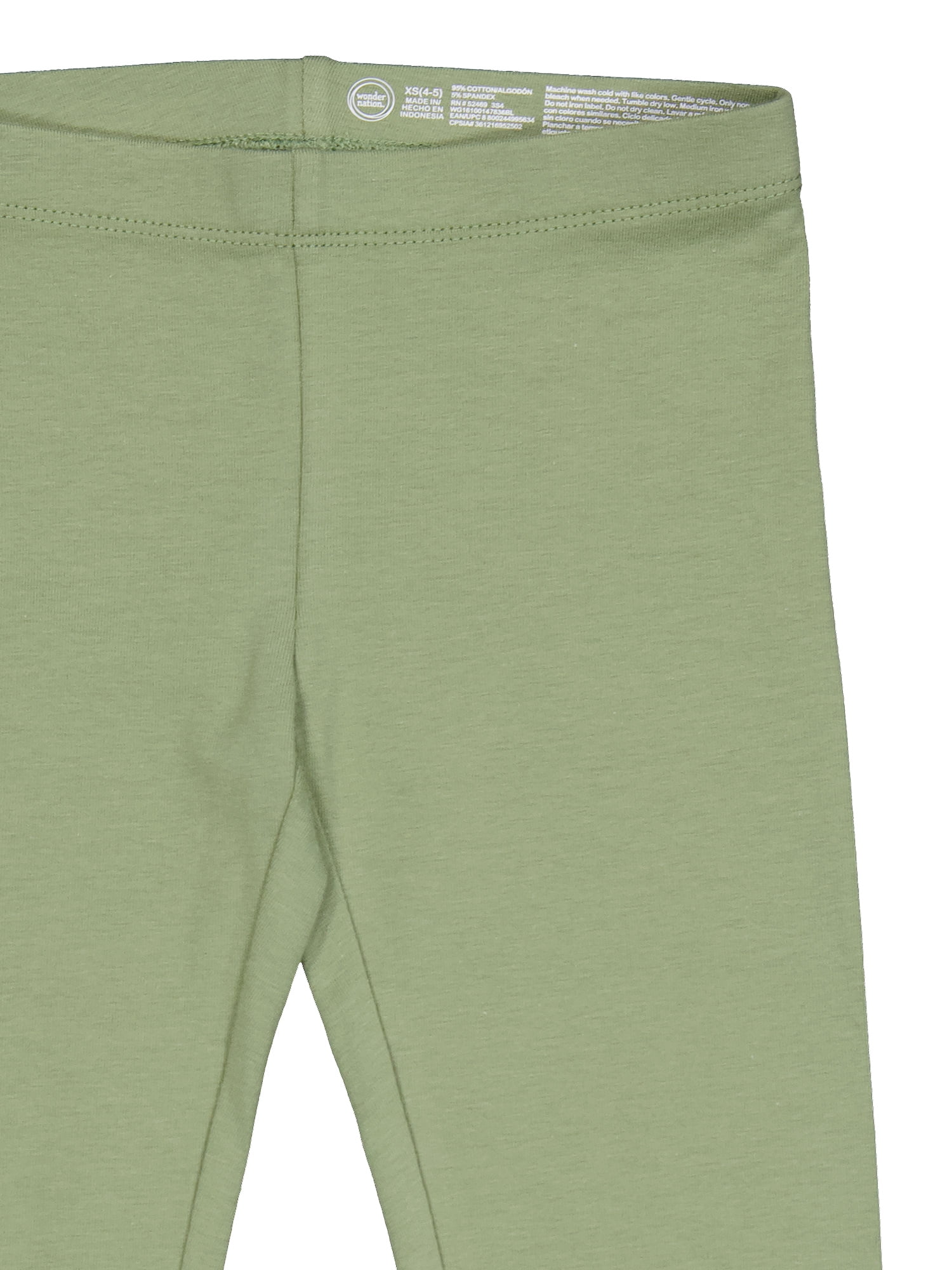 Wonder Nation Girls Kid Tough Legging, Sizes 4-18 & Plus