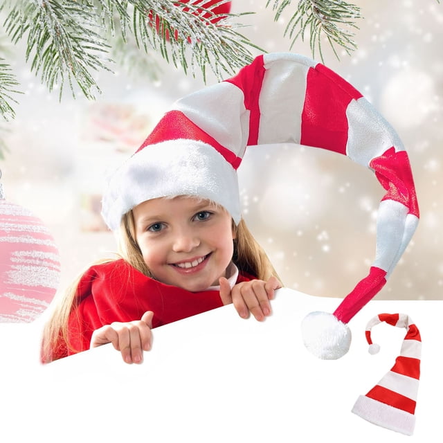 Gorro de Papá Noel Ganfancp 2Pc Gorro de Fiesta de Navidad para Niños
