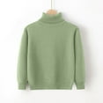 thumbnail image 2 of Gubotare Boy Sweater Boys Crewneck Long Sleeve Ribbed Pullover Sweaters Knitted Sweater Tops Size 7-8 (Light Green,7-8 Years), 2 of 5