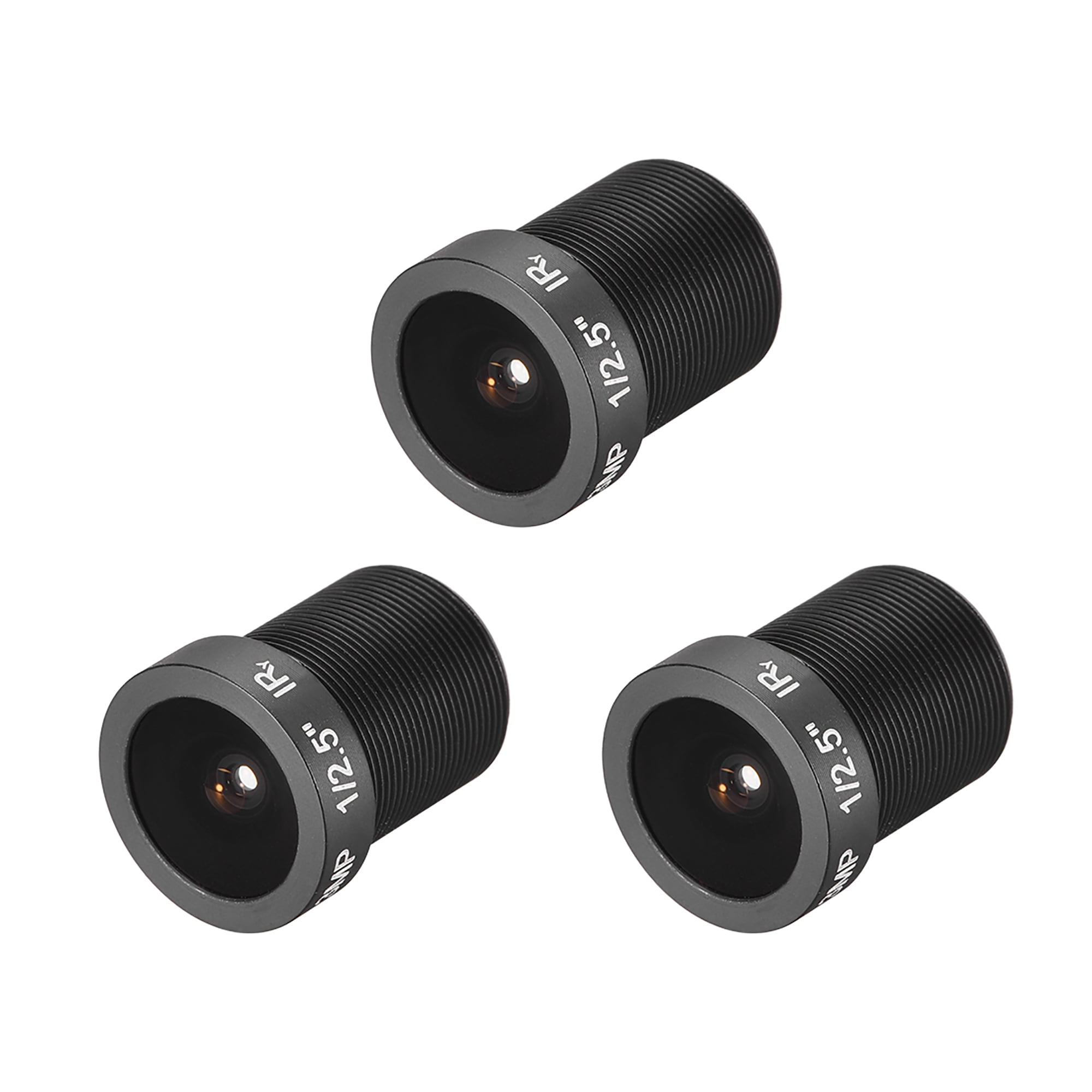 3Pcs Camera Lens 2.8mm Focal Length 3MP F2.0 1/3 Inch Wide Angle for