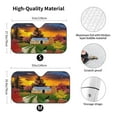 thumbnail image 5 of Yiaed Fall Village Scenery Print Car Windshield Sunshade Front Auto Car Front Window Sun Shade Foldable Sun Visor Shield Cover Auto Accessories for Sedan SUV Truck-Medium, 5 of 5