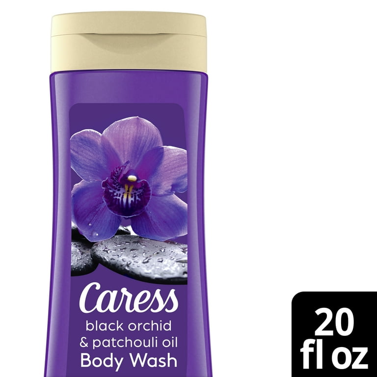 Caress Body Wash for Women, Black Orchid & Patchouli Oil Shower Gel for Dry  Skin 20 fl oz