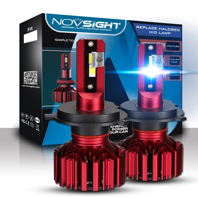 H4 6000K LED Headlight N11 Car LED Headlight Auto Styling 60W Car Bulbs Car Bulbs with Cooling Fan Auto Headlight Bulb