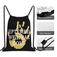 thumbnail image 4 of Childhood Cancer Awareness Month in September We Wear Gold Drawstring Backpack Sackpack String Bag Cinch Waterproof Bags for Gym Sports Yoga Travel Beach Swimming shopping, 4 of 7