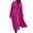 Hot Pink, variant on Oversized Wool Coat Women Warm Winter Daily Trendy Loose Longline Versatile Outerwear Red XL