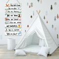 thumbnail image 5 of Decoración de habitación de bebé Woodland para dormitorio de bebé – Decoración de pared con temática de animales de safari de la selva para niños pequeños o niñas – Colorido elefante jirafa león bosqu, 5 of 5
