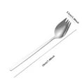 4 Pack Spork Stainless Steel Metal Spork For Everyday Household Use 7.4