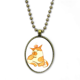 thumbnail image 1 of Collar Colgante de cadena vintage Miaoji gato naranja 4.0 cm x 3.0 cm 50 cm, 1 of 3