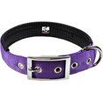 thumbnail image 1 of GFDYREE Deluxe Adjustable Thick Dog Collar, (Purple, XLarge), by, 1 of 7