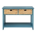 thumbnail image 2 of Teal console table with stable foundation and drawer storage - Fits in living room settings, 2 of 2