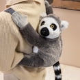 thumbnail image 2 of HWRETIE Animal Plush Backpack Soft Decorative Carry Bag, 2 of 6