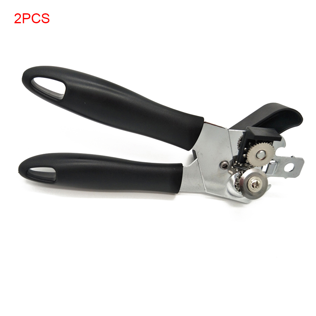 2Pcs Commercial Can Opener Heavy Duty Hand Can Opener Manual Handheld Can  Opener With Easy Crank Handle For Large Cans Durable - AliExpress