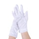 thumbnail image 4 of 10 PCS Guantes blancos, con botón a presión, talla única, adulto, costuras bordadas en el dorso de la mano, Navidad, San Nicolás, carnaval, Halloween, fiesta temática, disfraces, teatro, 4 of 5