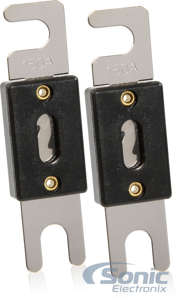 Belva BANL150 2 Pack of 150 Amp Nickel-Plated ANL Fuse w/ ANL Fuse Holder Two fuses + Fuse Holder