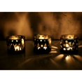 thumbnail image 4 of HIBIBUD Black Candlestick Holders,Showcasing Exquisite Details Hurricane Glass Candle Holders,Illuminates Home Space Candle Sticks, 4 of 5
