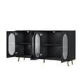 thumbnail image 2 of Accent Sideboard Cabinet with Acrylic Doors, Freestanding Storage Cupboard Console Table for Kitchen Dining Living Room Hallway Office, 2 of 11
